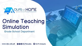 Grade School Online Teaching Simulation