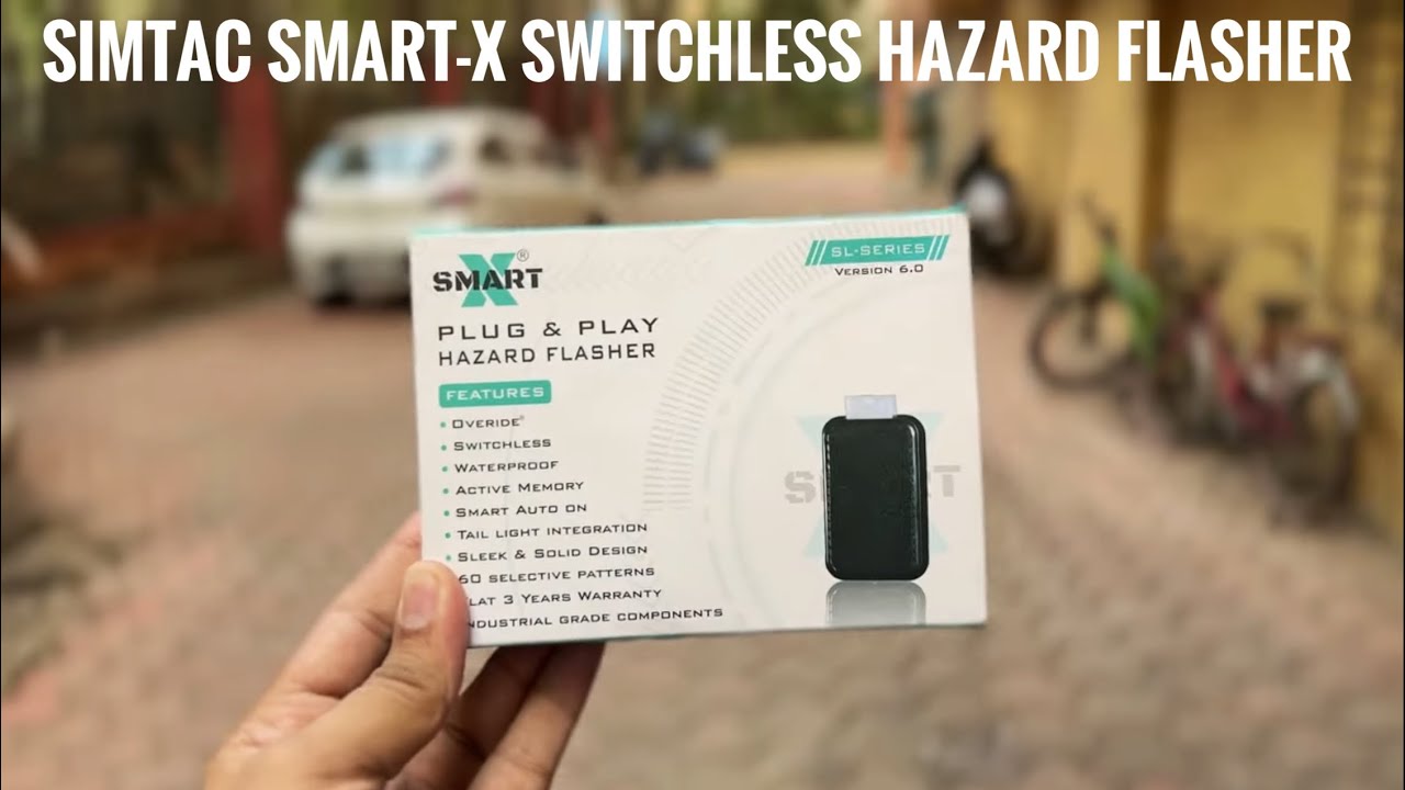 Simtac Smart-X Switchless Hazard Flasher | ClozoTech - YouTube