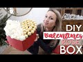 DIY Valentines Day Rose Box Tutorial with Ferrero Rocher Chocolates! Flower Gift Ideas for Her