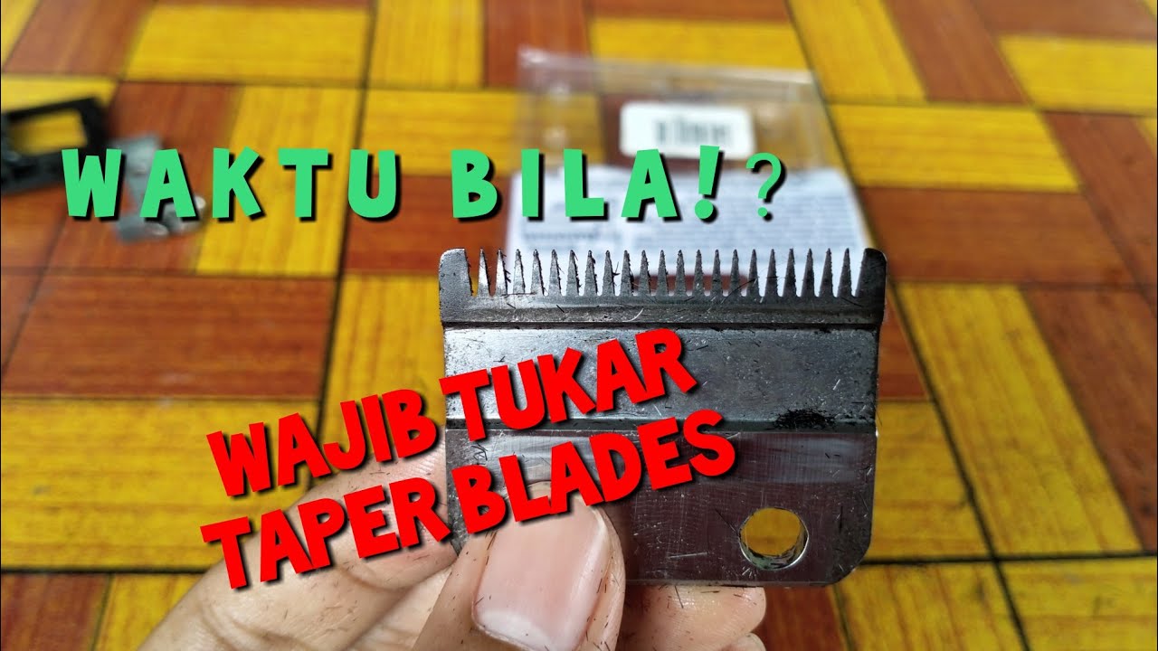 Contoh taper blades yang boleh membahayakan pelanggan barber | cara ...
