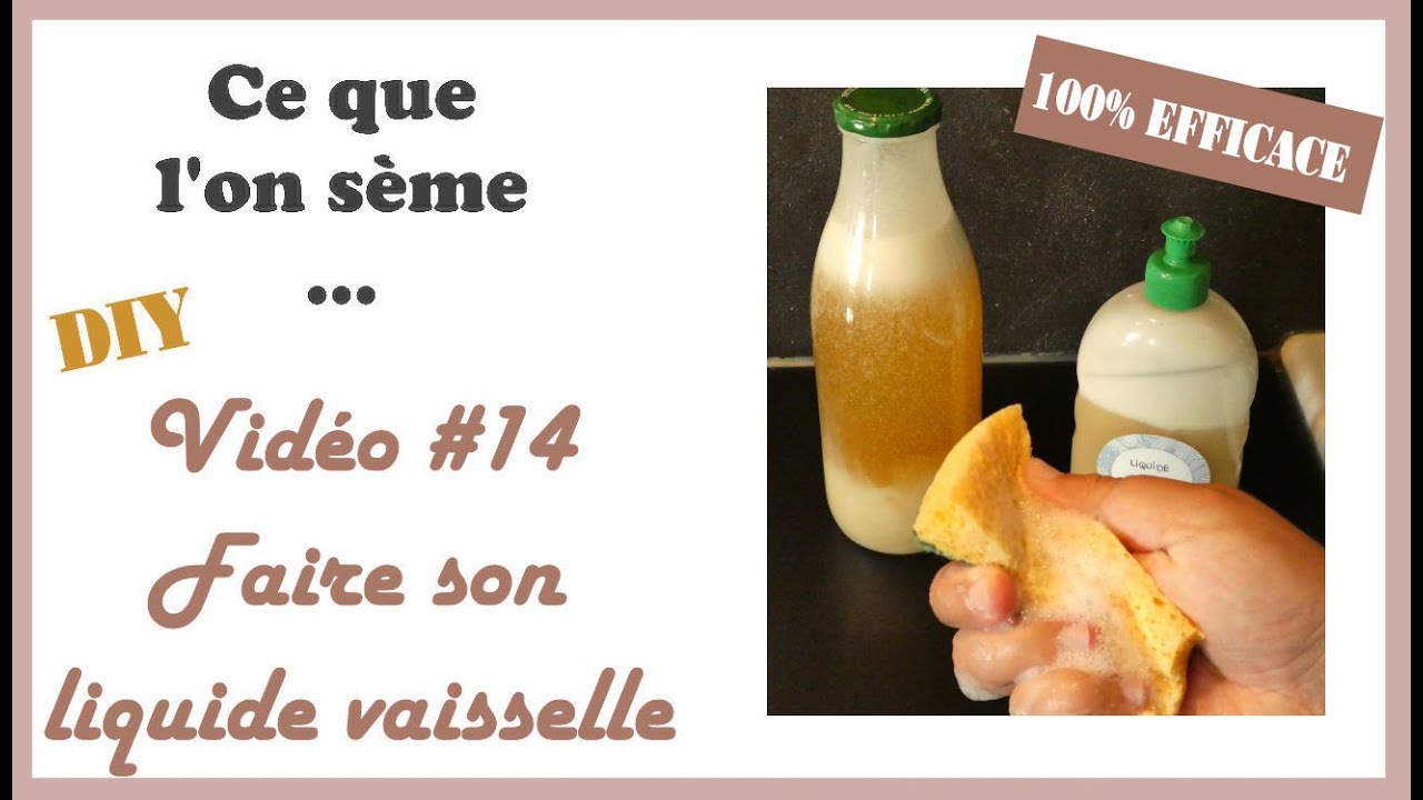 #14 DIY 👌 : Ma recette du liquide vaisselle 