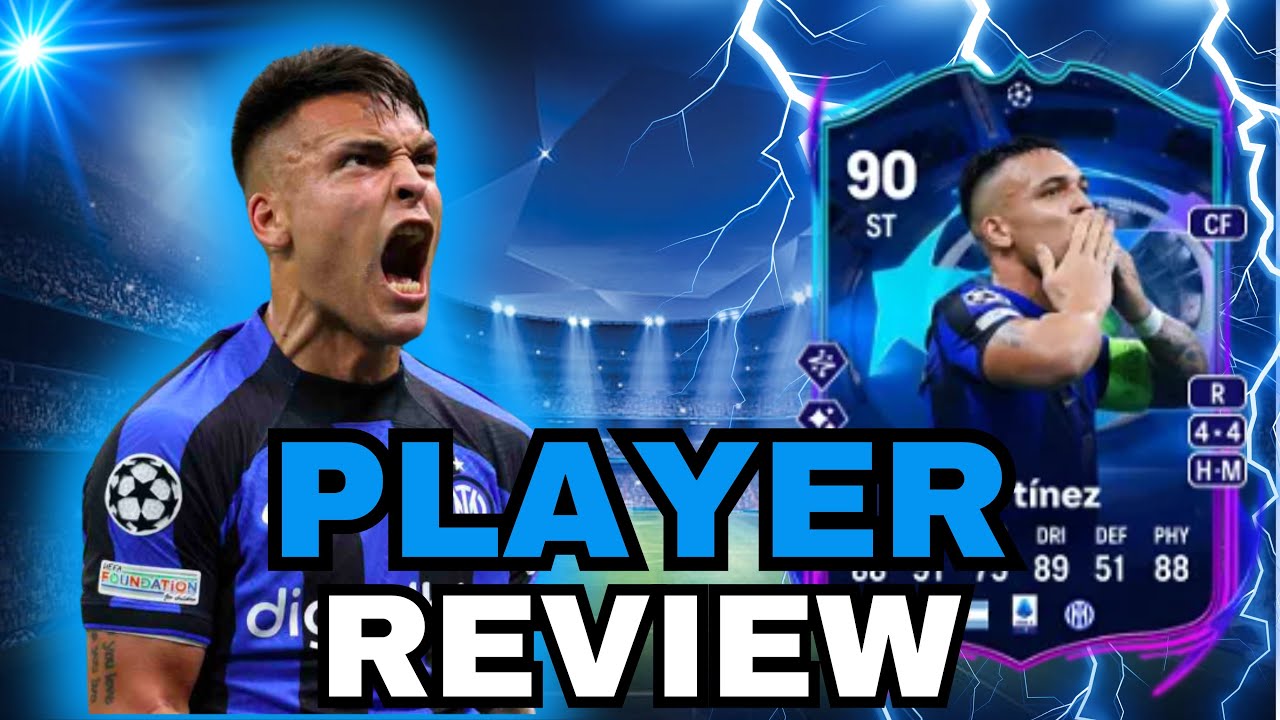 90 UCL RTTF MARTINEZ PLAYER REVIEW! EAFC 24 ULTIMATE TEAM