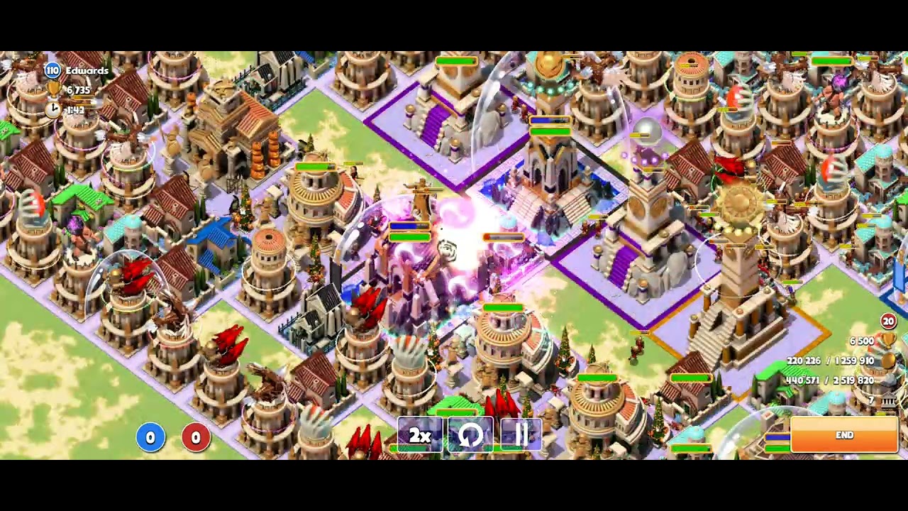 Halloween Conquest- Challenge | Round 20 - 5 Temples | Gods of Olympus ...