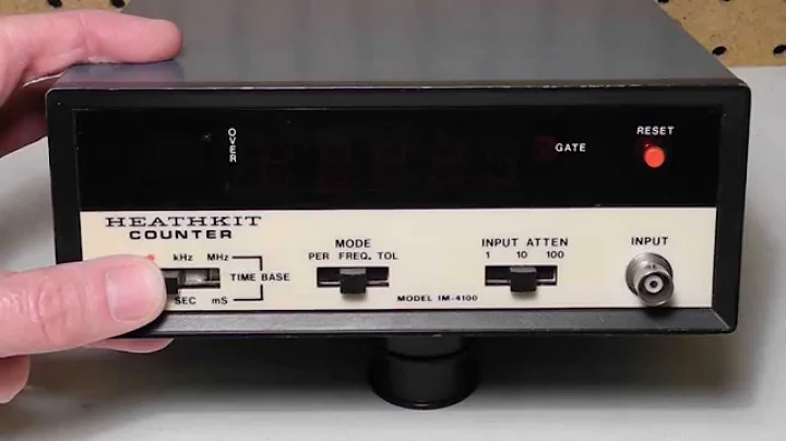 The Heathkit IM-4100 Frequency Counter
