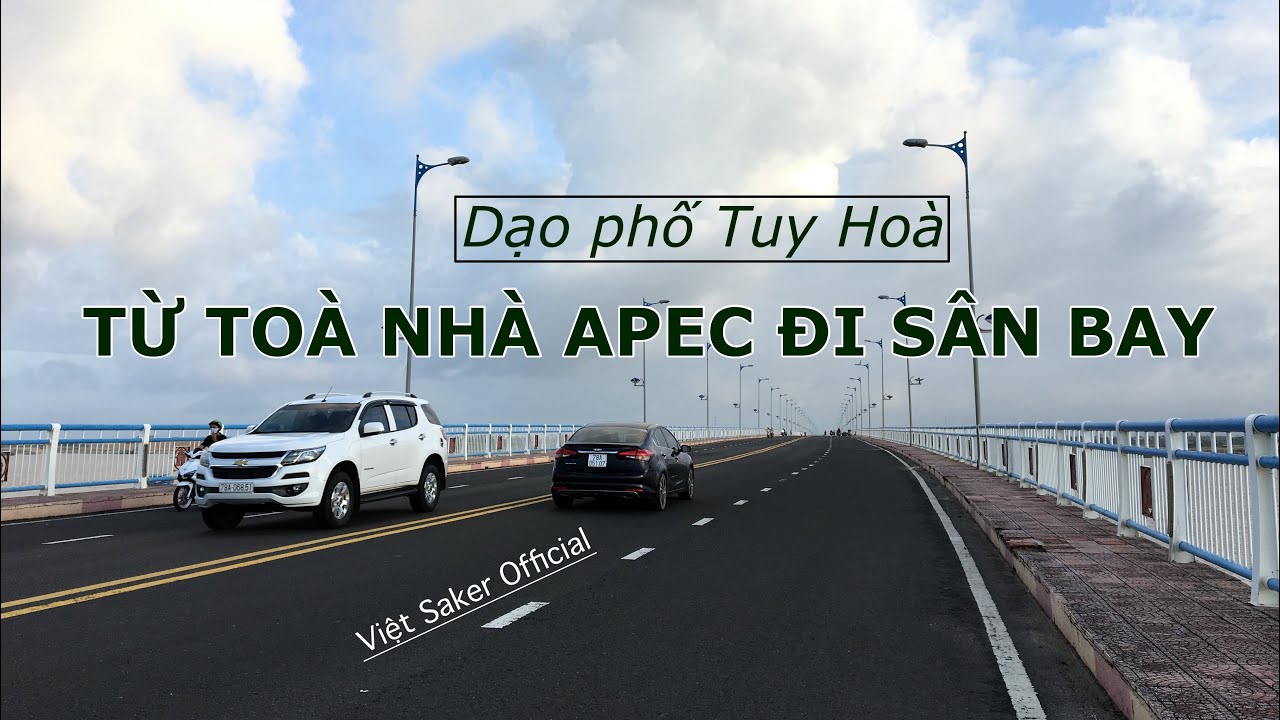 Dạo phố Tuy Hoà ngày đầu tháng 11 | Đại lộ Hùng Vương đoạn từ toà nhà Apec đến sân bay