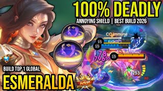 ESMERALDA BEST BUILD 2026 | BUILD TOP 1 GLOBAL ESMERALDA GAMEPLAY | MOBILE LEGENDS✓