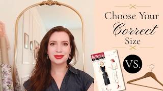 ✂️ How to Choose the Correct Pattern Size (And Why Off-the-Rack Sizing is So Different!)