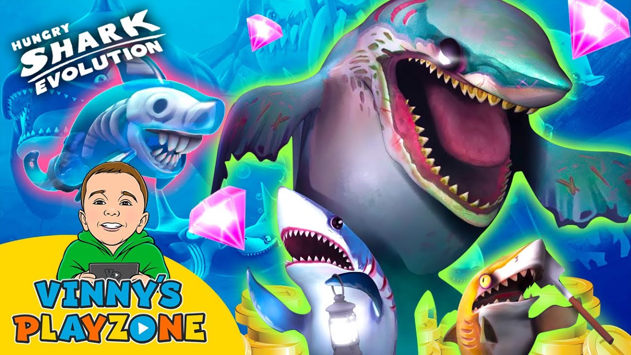 Vinny Shares Classic Hungry Sharks Trailers In Hungry Shark Evolution