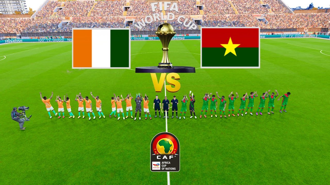 Обзор матча Кот-д'Ивуар — Буркина-Фасо | 1/16 финала Кубка африканских наций | Моделирование