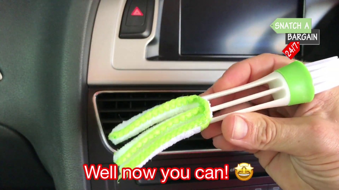2 In 1 Car Vent Cleaner + Brush