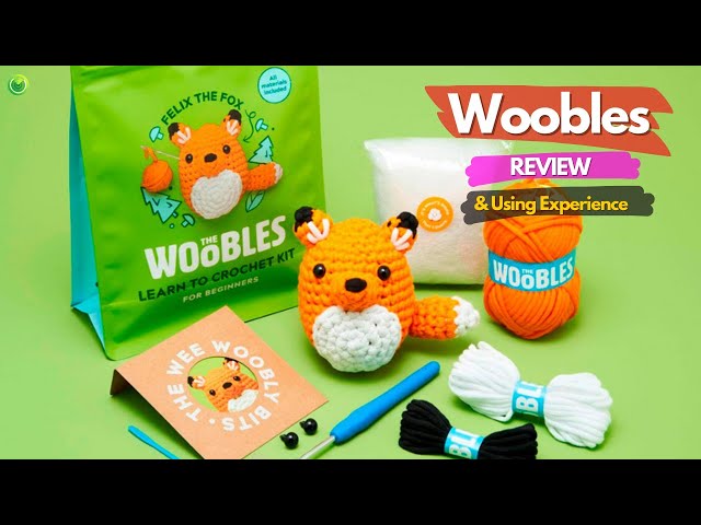 The Woobles Beginners Crochet Kit with Easy Peasy Yarn as seen on Shark  Tank - for Step-by-Step Video Tutorials Felix Fox
