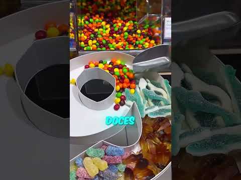 Ela pegou todos os doces da loja! 😀