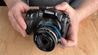 Nikon F to Micro Four Thirds Lens Adapter with Tilt-Shift Tech