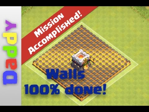 Clash Of Clans | HARDEST thing to do in Clash | Walls DONE!