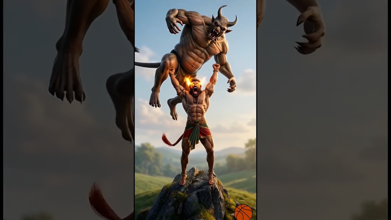 एक राम भक्त की कहानी 🚩🙏 || Hanuman Ji Ne raksh ko patak Diya 😡 जय श्रीराम || राम जी स्टेटस || #Haunm