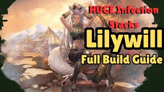 HUGE INFECTION STACKS | Lilywill Build Guide | Sword of Convallaria