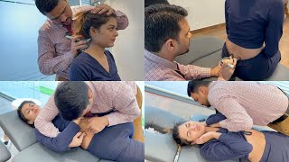 Famous Instagram influencer neck pain, knee & back pain chiropractic treatment | Dr Harish Grover