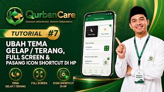 🎥 Tutorial #10: Ubah Tema Gelap/Terang, Full Screen & Pasang Shortcut Icon di Handphone screenshot 1