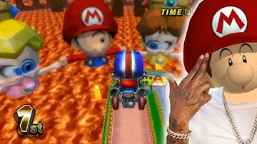 GCN Baby Park (Real) - MKWii Custom Track [April Fools 2023]