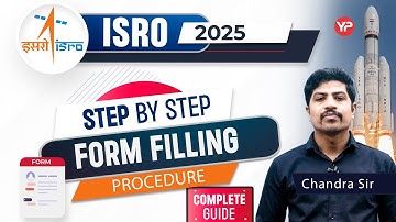 ISRO step-by-step Form Filling Procedure Explained