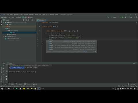 Tutorial Java | 2. Membuat project baru Intellij dan menampilkan kalimat dengan java