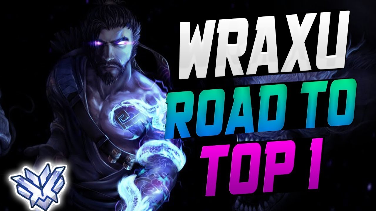 WRAXU INSANE HANZO! HE'S BEST! [ OVERWATCH SEASON 10 TOP 500 ]