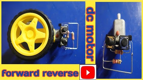 make a simple dc motor forward reverse