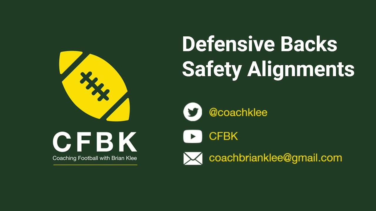 CFBK Quick Snap Defensive Back (DB) Safety Alignments