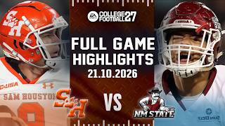 🔴LIVE🔴Sam Houston Vs New Mexico State Full Game Highlights Oct 21, 2026 NCAA COLLEGE FOOTBALL 27