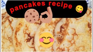 Easy and simple pancakes recipe | quick breakfast and school lunch