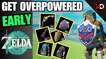 EASILY Find Overpowered Weapons & Armor EARLY in Zelda: Tears Of The Kingdom