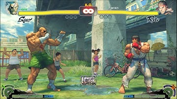 SAGAT VS RYU | CPU VS CPU Ultra Street Fighter IV  (Hardest AI)