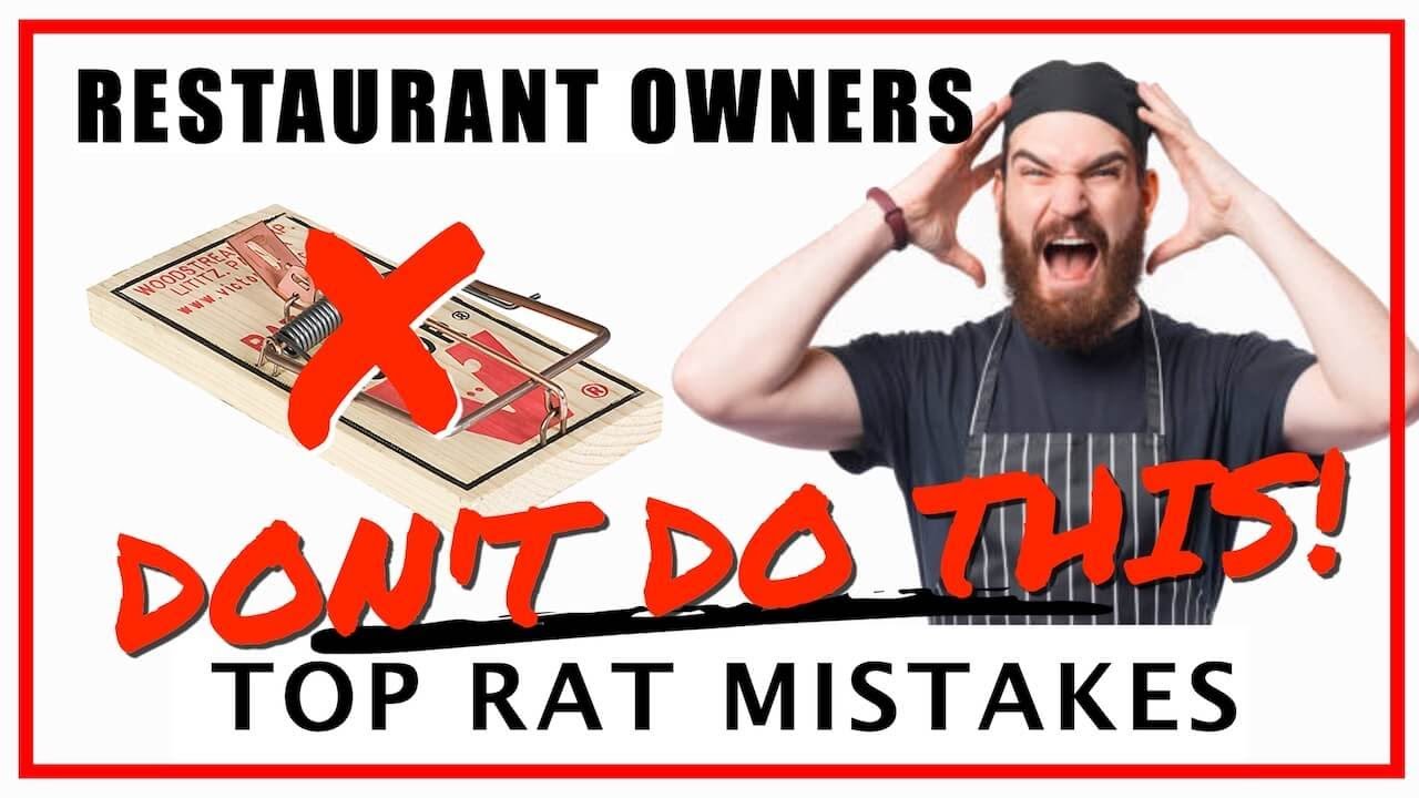 Restaurant Rat Infestation, Crumbs, Closed, Customer Saw Rat, Decontamination, Signs, Central FL