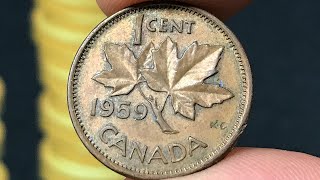 1959 Canada 1 Cent Coin • Values, Information, Mintage, History, and More