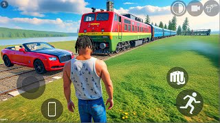 Indian Rolls Royce Vs Train Ride In Open City Simulator 2025 - Android Gameplay
