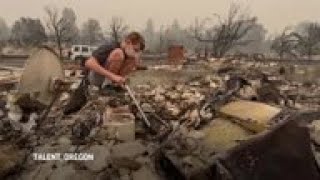 Family returns to home burnt in deadly Oregon fire