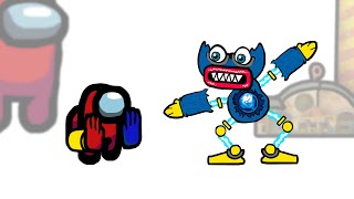 Mini Crewmate Kills Poppy Playtime But Wubbox Characters Among Us