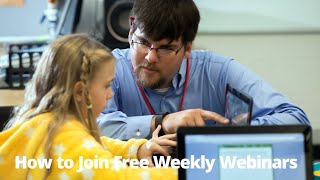 How to Join Free Weekly Webinars