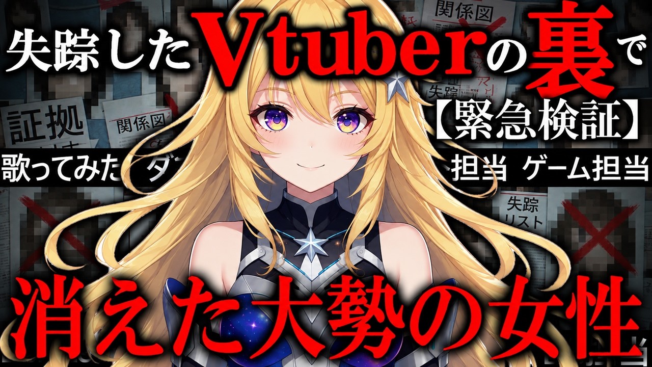 【単発】消えたVtuberの裏で消えた大勢の女性たち。Vtuber夢見えかとの正体に迫っていく【#Vtuber失踪案件】【ゆっくり実況ミステリーARG】【ゆっくり実況プレイ】