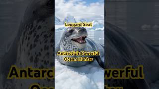 Leopard Seal – Antarctica’s Powerful Ocean Hunter! 🐆🦭