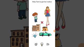Famous Brain out level 45 help tom to get her notice walkthrough and solution Wealth