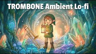Magical Crystal Cave 💎 Ambient Trombone Lofi for Deep Focus &amp; Study