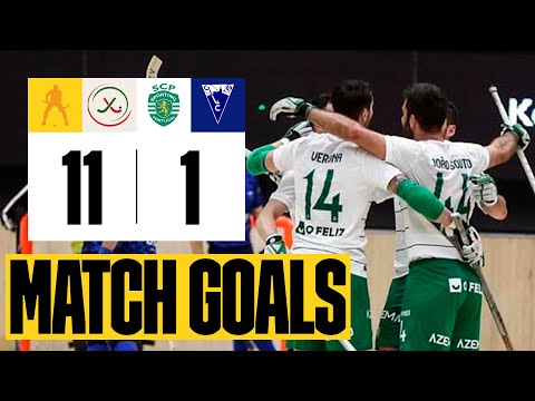 Sporting vs Carvalhos (11-1) | MATCH GOALS CN PLACARD