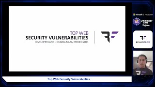 DeveloperLand @ Home 2021 - Top Web Security Vulnerabilities