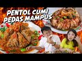 MAKAN PENTOL & CUMI RAKSASA DIMANDIIN KUAH CABE !! KEPALA SAMPE GATEL...