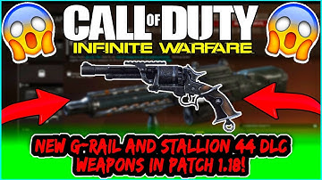 INFINITE WARFARE NEW G-RAIL AND STALLION 44 DLC WEAPONS! THE M1 IRONS IS BACK! (IW PATCH 1.18)