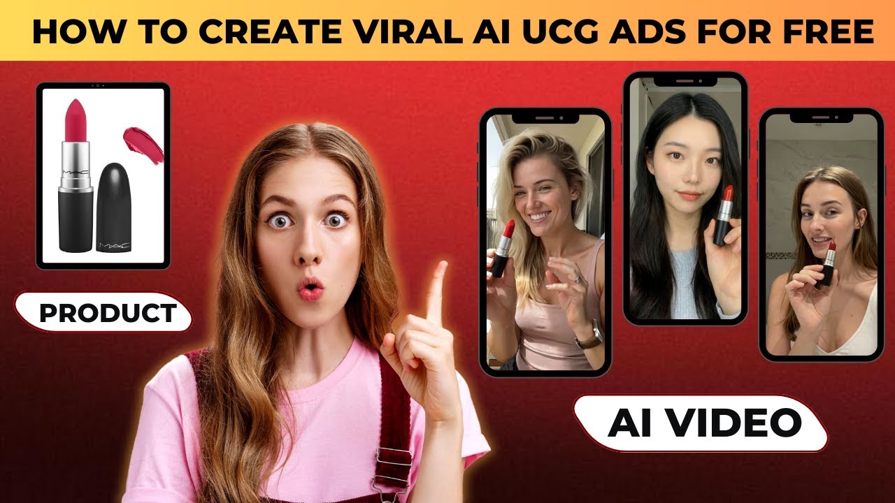 Create VIRAL AI UGC Ads for FREE 😱 | No Camera, No Actors