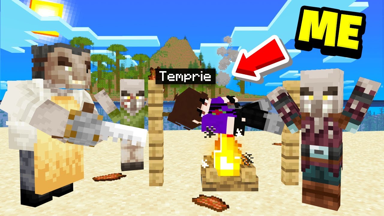 Minecraft But I Turned Villagers Into CANNIBALS...