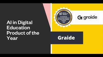 Graide - AI in Digital Education Product of the Year