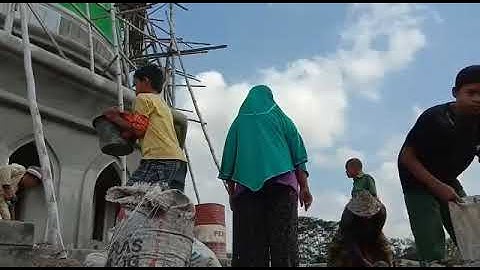 KEAJAIBAN MEMBANGUN MASJID/GOTONG ROYONG MEMBANGUN MASJID